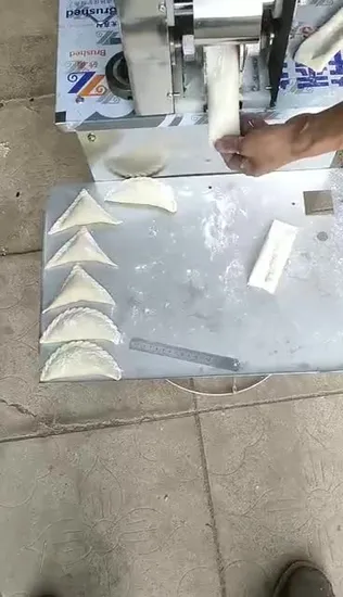 Making Automatic Gyoza Commercial Pasta Chinese Dumpling Machine with High Quality Hl