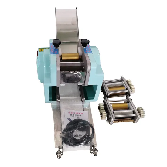 Tabletop Automatic Dumpling Wrapper Machine Wonton Wrapper Machine Dumpling Skin Maker 