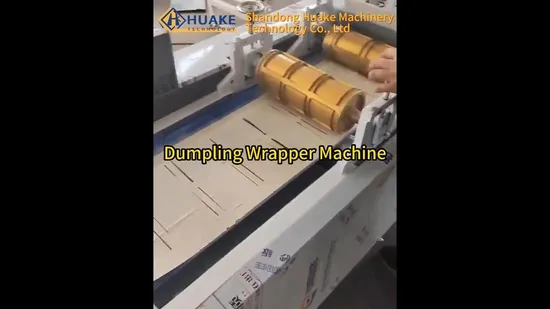 Hot Sales Automatic Wonton Wrapper Making Machine Dumpling Wrapper Spring Roll Skin Production Line/Machine 