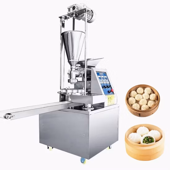 Fully Automatic RM Chicken Twist Bun Momo Maschin Baozi Bread Forming Press Encrusting Philippines Siopao Maker Set Mold Molder Making Machine for Sale Near Me 
