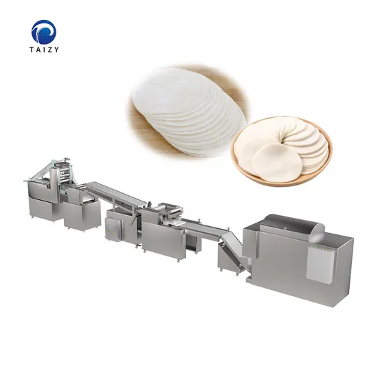 Pita Bread Production Line Wonton Wrapper Dumpling Skin Making Machine 