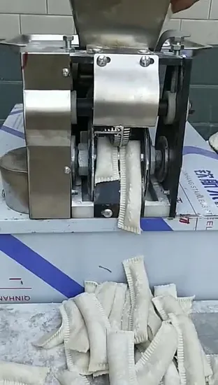 Commercial Automatic Gyoza Wrapper/Empanada Samosa Momo Maker Small Electric Dumpling Making Machine for Sale 
