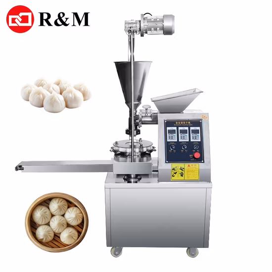 Semi Fully Automatic Electric RM Small Commercial Idli Best Price Momo Baozi Xiaolong Bao Pork Bun Stuffing Shaper Making Maker Mold Machine for Sale Near Me 