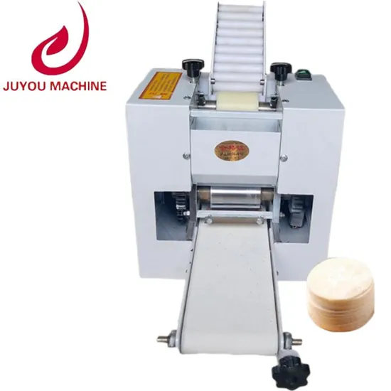 Automatic Wonton Dumpling Skin Machine Roti Chapati Dumpling Wrapper Maker 