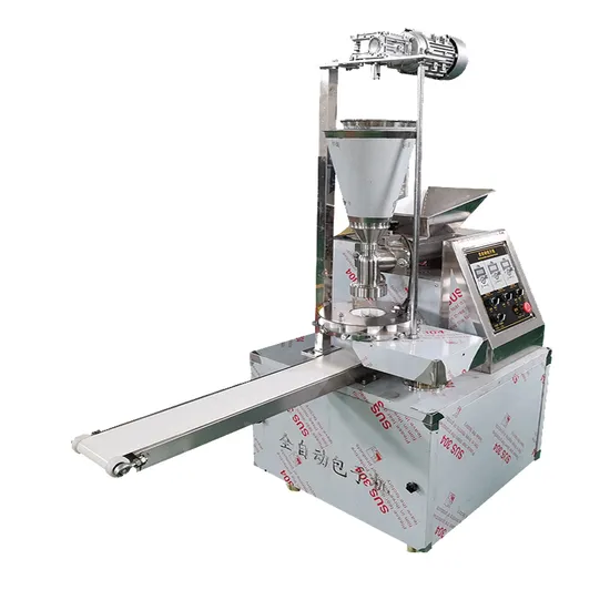 Stuffing Steamed Bun Maker Siopao Baozi Momo Making Machine 