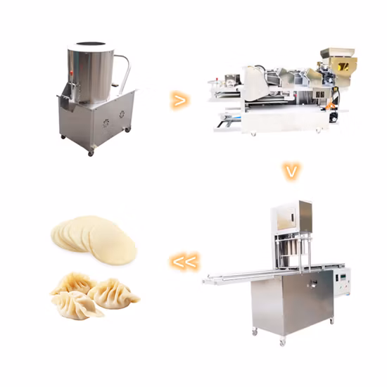 High Qualityhigh Quality Automatic Small Molding Samosa Wonton Dough Making Forming Dumpling Wrapper Machine 