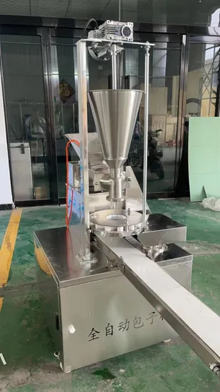 Siopao Making Momo Folding Machine Chinese Baozi Bao Bun Machine 