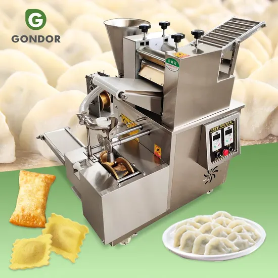 Automatic High Production Empanada Calzone Gyoza Ravioli Maker Wonton Momo Samosa Jiaozi Dumpling Make Machine with 110V 